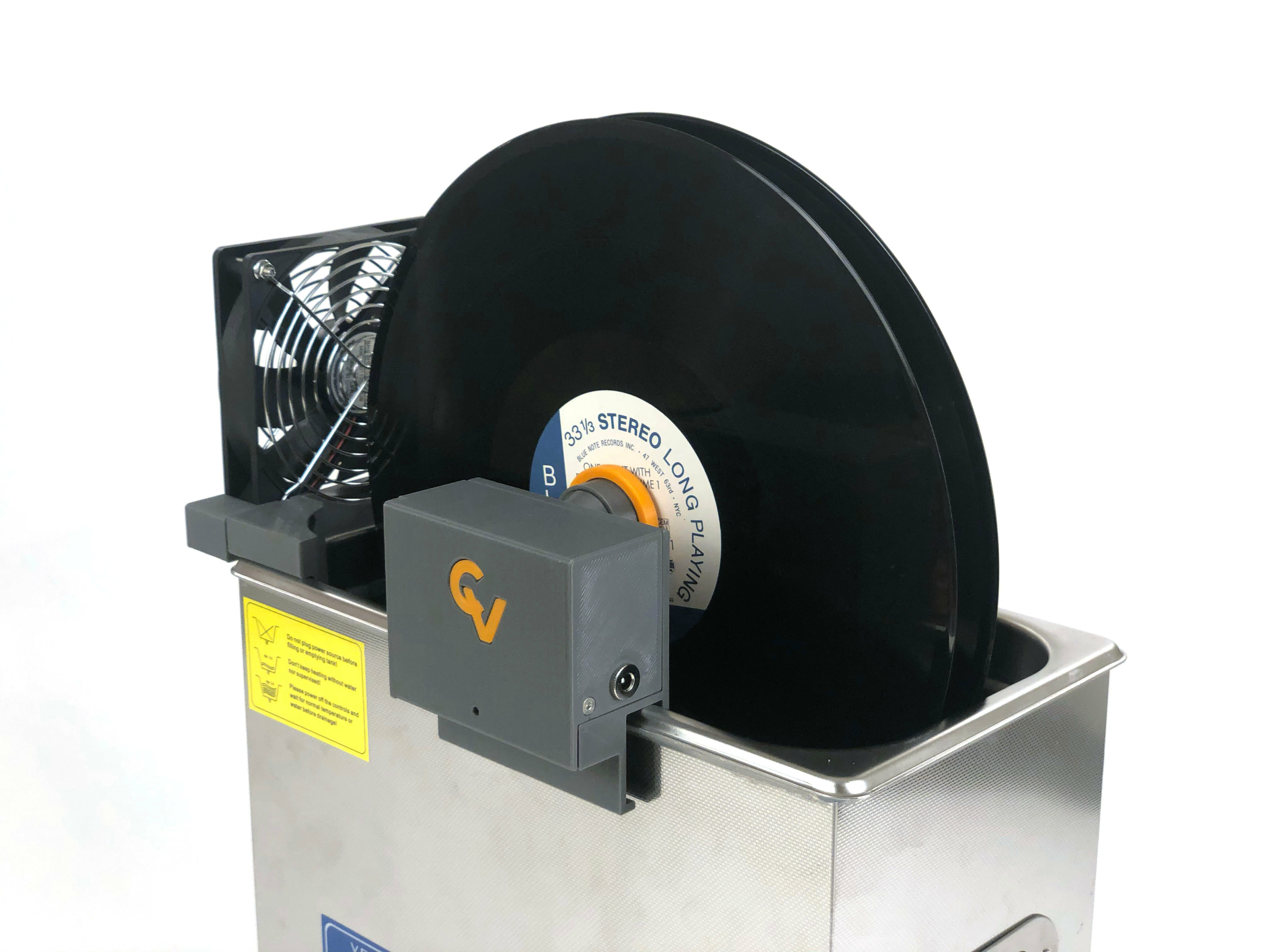 CleanerVinyl Pro Expert Kit: Ultrasonic Vinyl Record Cleaner w Drying Fan